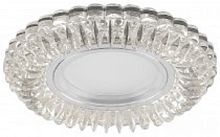 Светильник встраиваемый Feron со светодиодной подсветкой 4000К MR16 G5.3 прозрачный CD988 картинка 